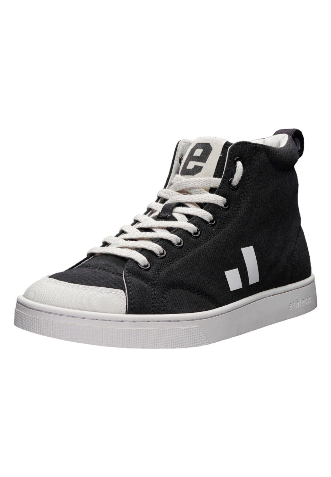 Schnäppchenkauf ETHLETIC Active Hi Cut Sneaker Jet Black Fairtrade Produkt - Just White