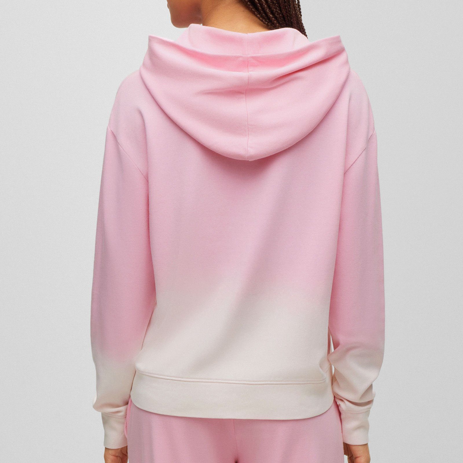 Hoodie Blush mit Kapuzensweatshirt Farbverlauf HUGO