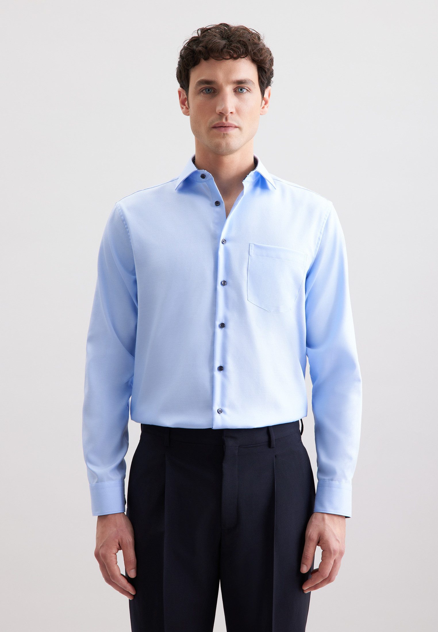 seidensticker Businesshemd Schwarze Rose Comfort 1/1 Kentkragen Uni günstig online kaufen