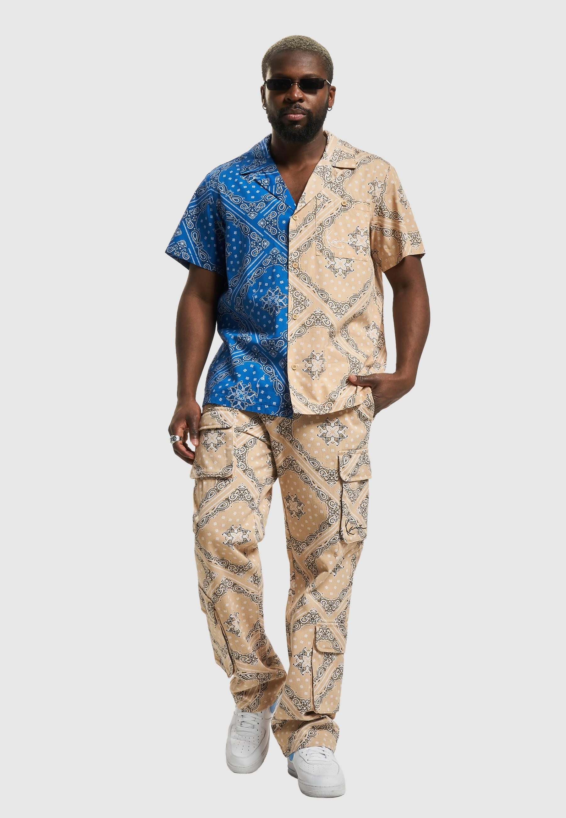 Karl Kani Langarmhemd Karl Kani Herren (1-tlg)