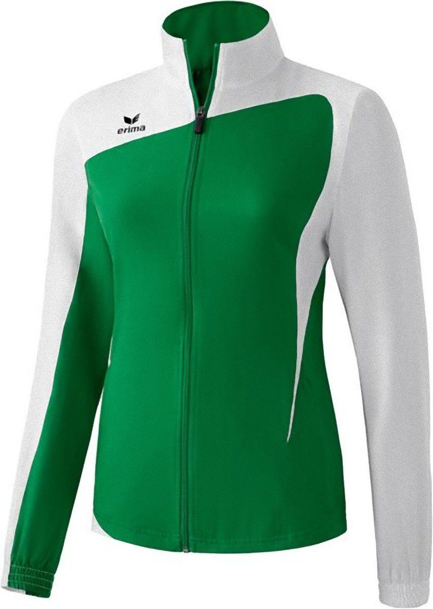 Erima Trainingsjacke Damen Präsentationsjacke Sportjacke Funktionsjacke Sport grün weiss