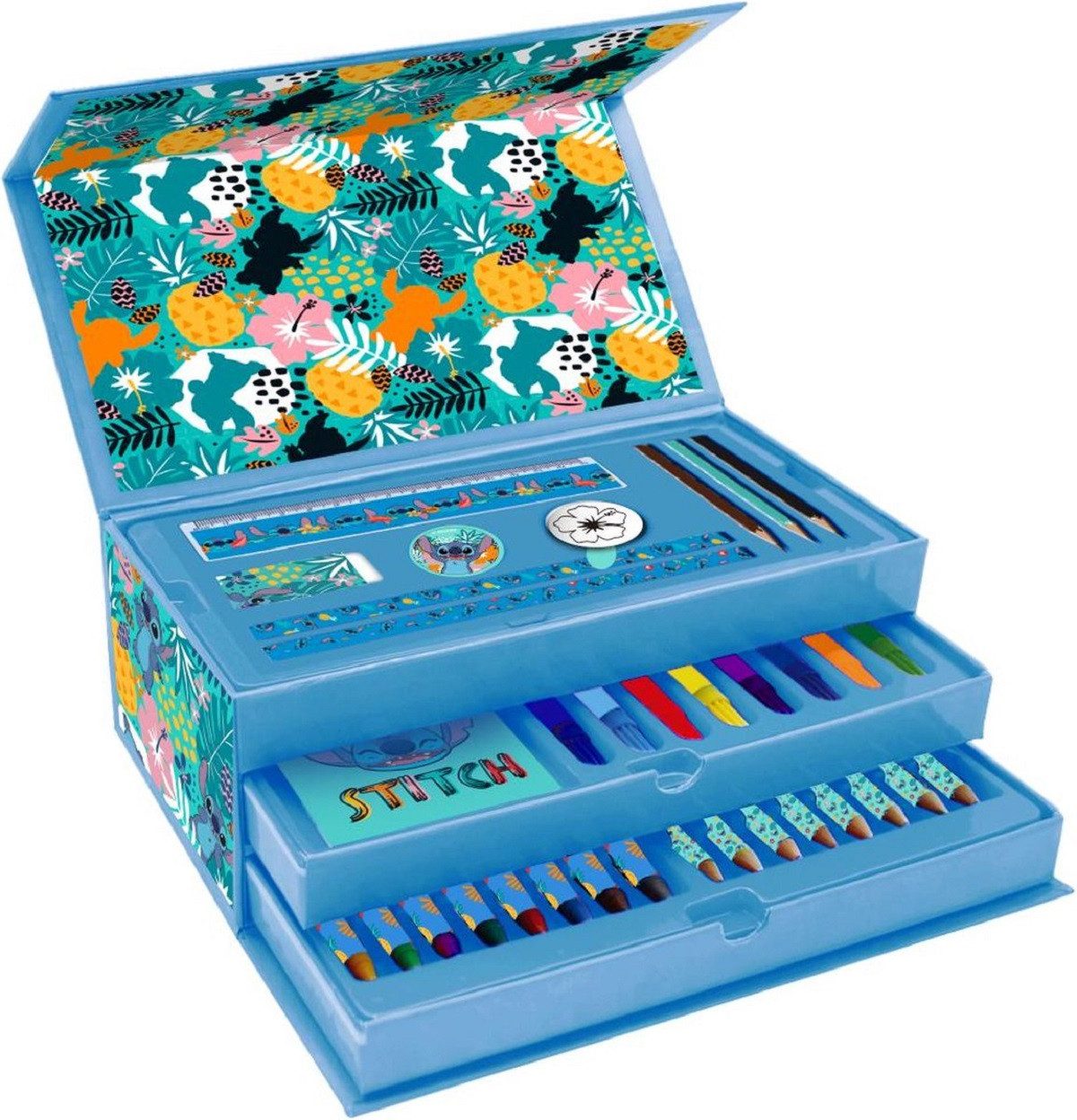 Lilo & Stitch Malpalette Lilo & Stitch Kreatives Malset – Perfekt zum Malen und Gestalten