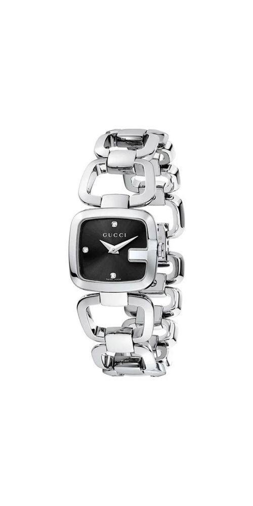 GUCCI Luxusuhr GUCCI G-Gucci Silber Schwarz YA125509