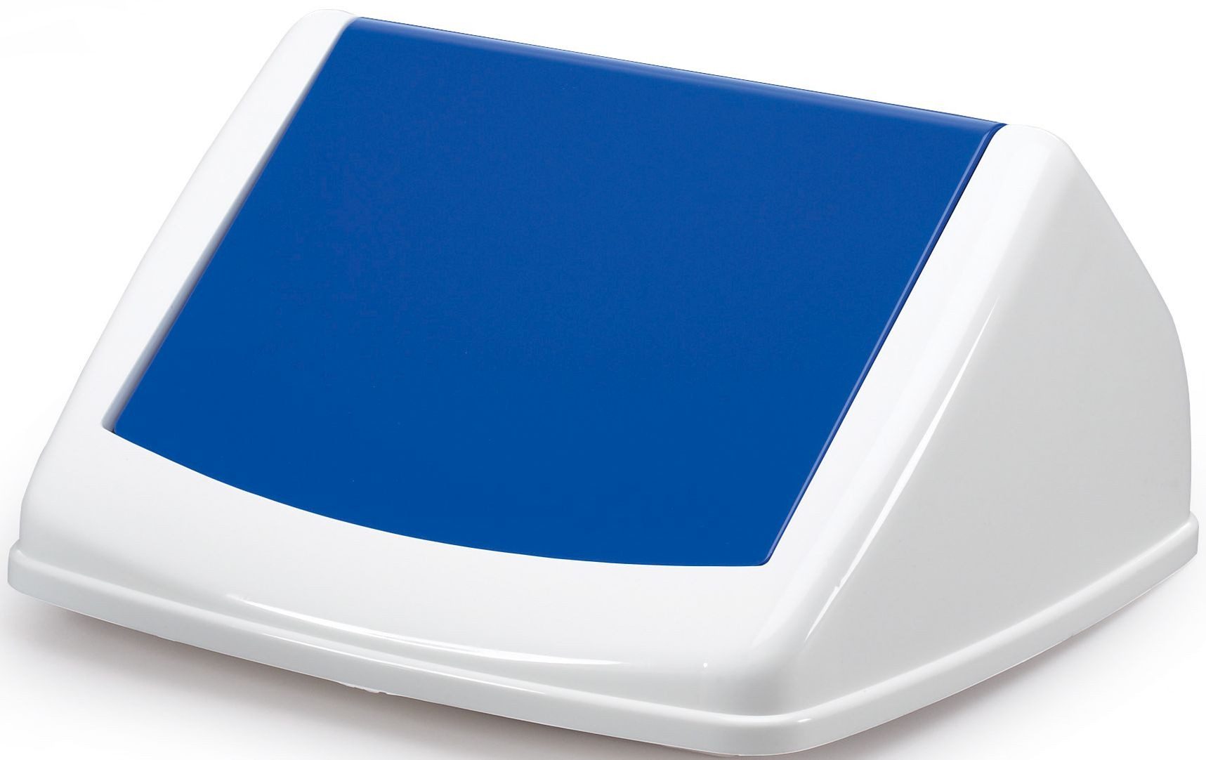 DURABLE Papierkorb Schwingdeckel Durabin Flip Lid Square 40 blau (10 Stück)