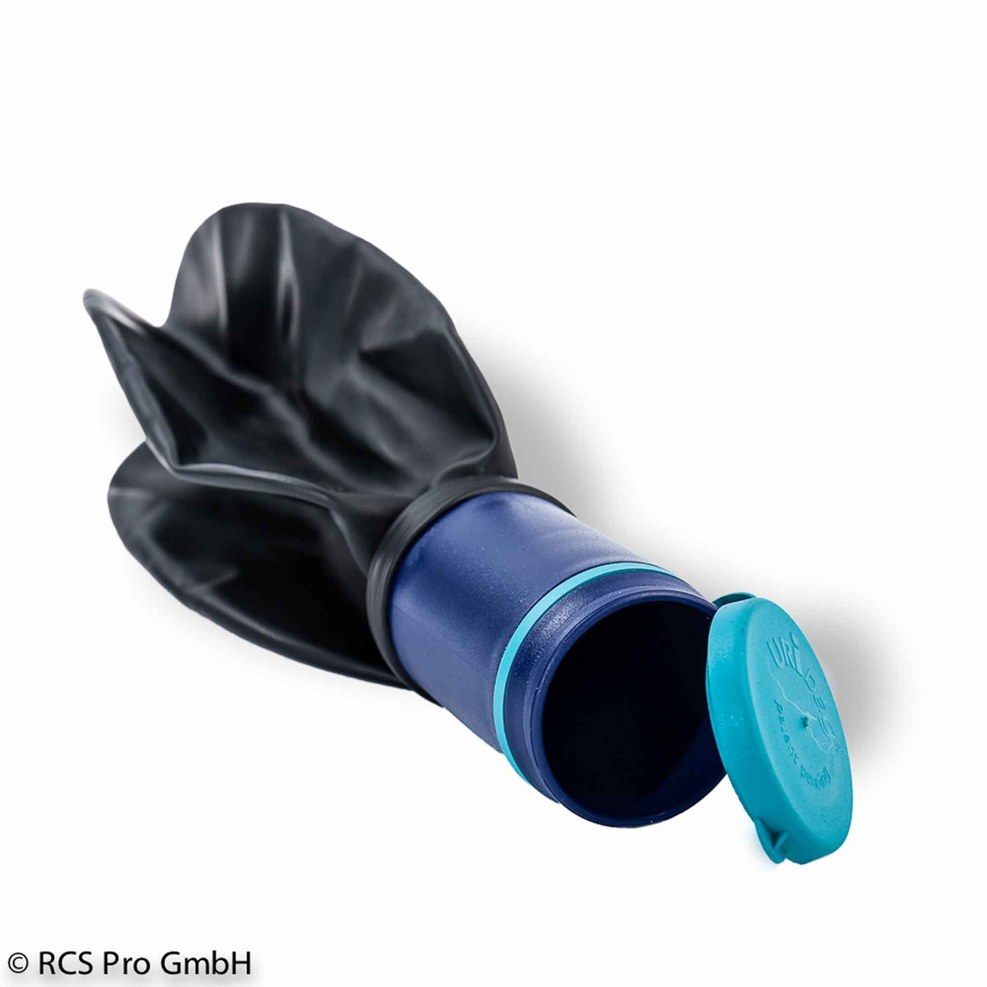 Urin-Flasche Uribag für Männer faltbares Mehrwegurinal Mehrwegurinal Reisetoilette