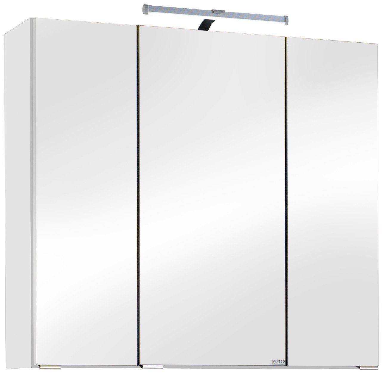 welltime Spiegelschrank Texas Breite 70 cm, mit LED-Aufbauleuchte