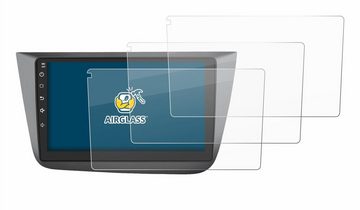 BROTECT flexible Panzerglasfolie für Topway Android CarPlay (9), Displayschutzglas, 3 Stück, Schutzglas Glasfolie klar