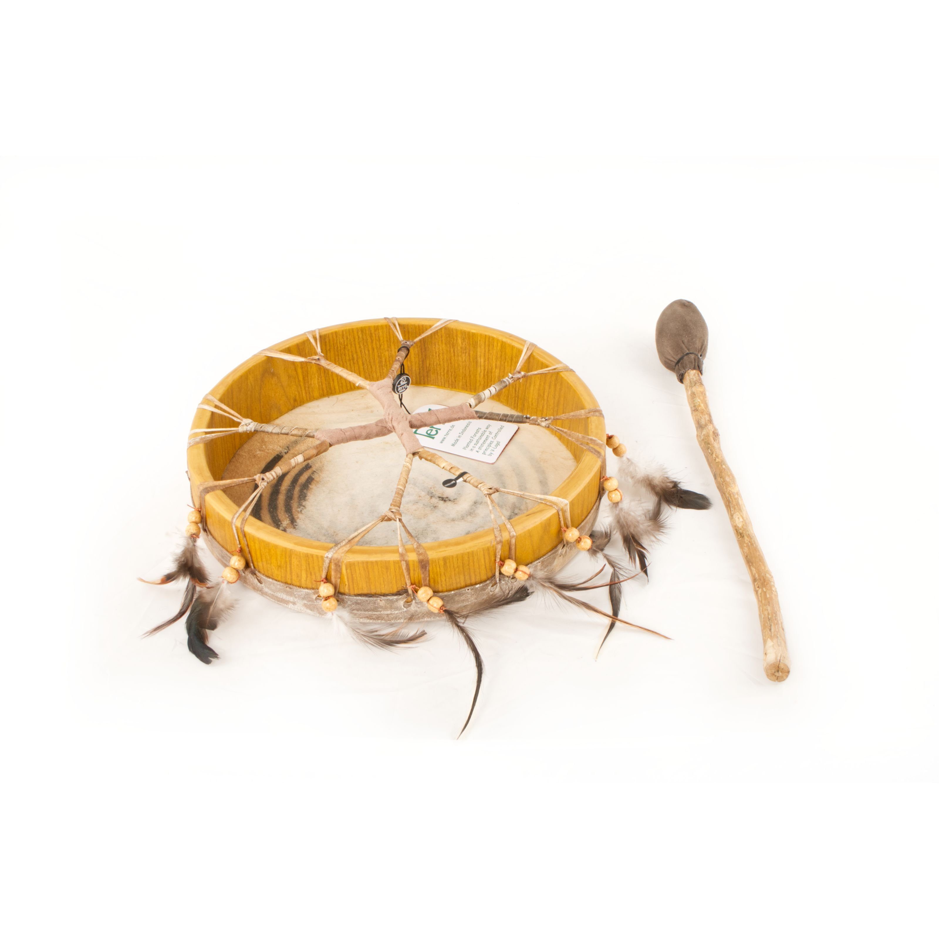 Terré Handtrommel,Schamanentrommel 30 cm mit Aufdruck, Percussion, Handtrommeln, Schamanentrommel 30 cm mit Aufdruck - Handtrommel