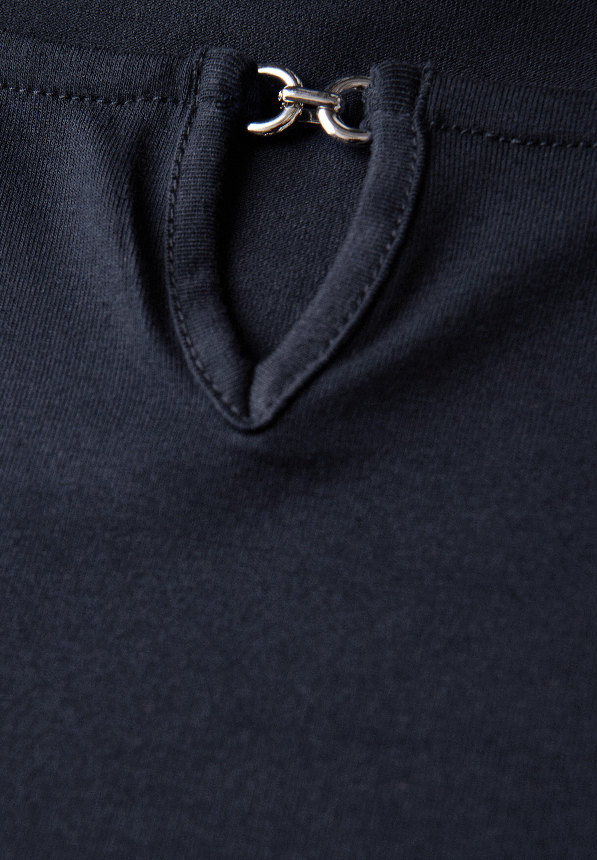 STREET ONE T-Shirt mit Materialmix