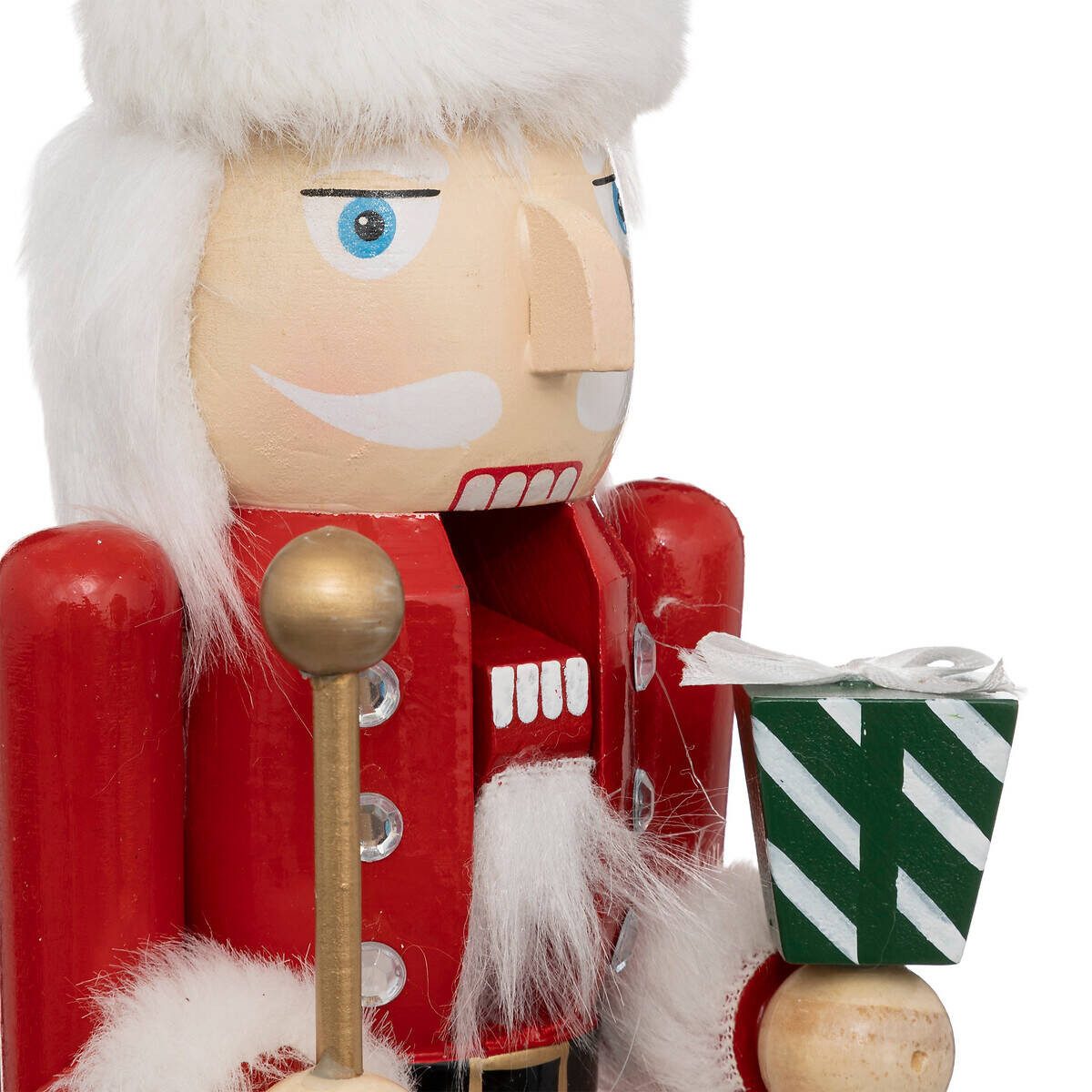 Atmosphera Créateur d'intérieur Weihnachtsfigur Nussknacker Dekofigur, 38 cm (Deko-Objekt, Deko-Objekt)