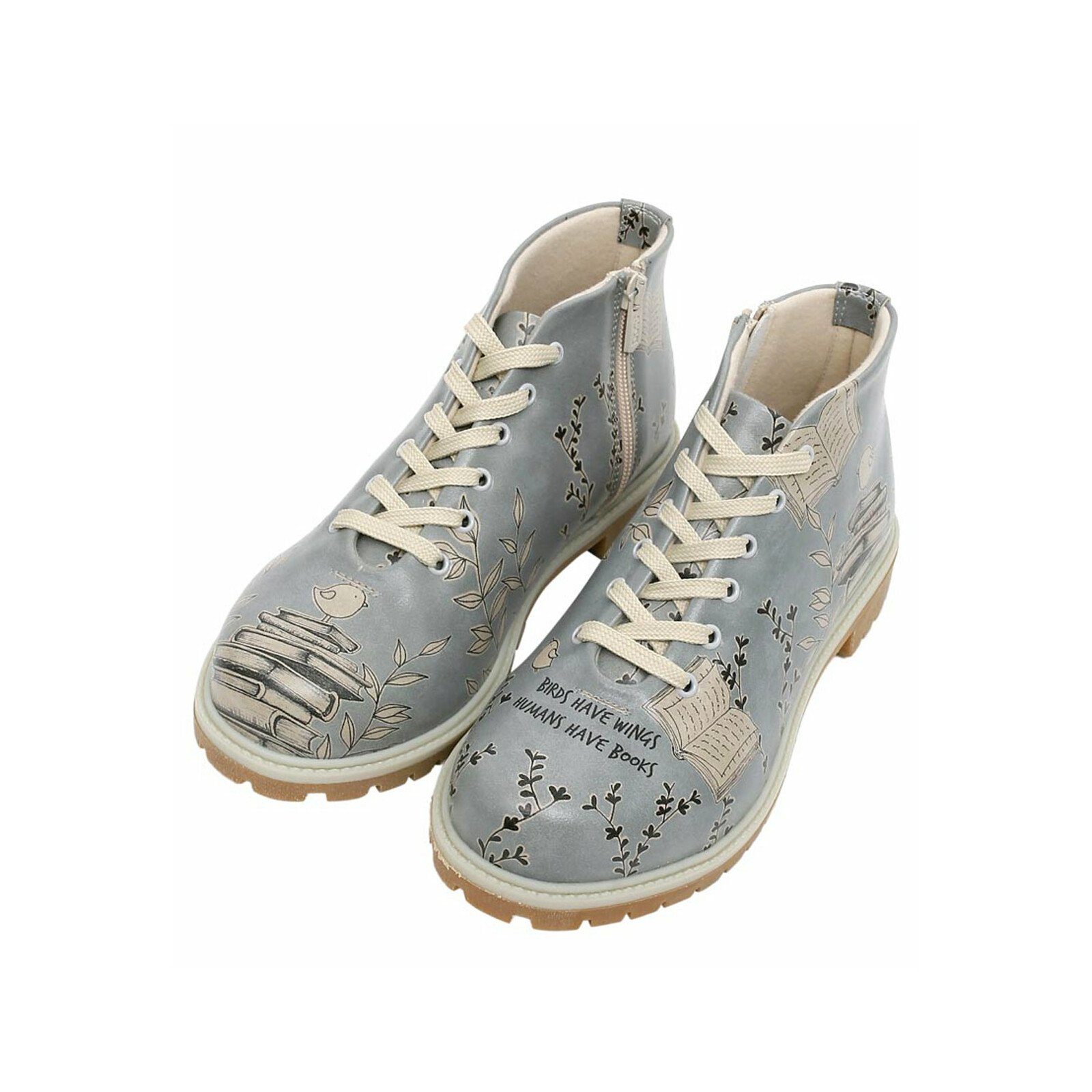 DOGO Shortcut Boots Birds Have Wings Damen Stiefeletten Stiefel Handgeferti günstig online kaufen