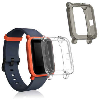 kwmobile Smartwatch-Hülle 2x Schutzhülle für Huami Amazfit Bip S / Bip S Lite, Fitness Tracker Gehäuse Hülle klar