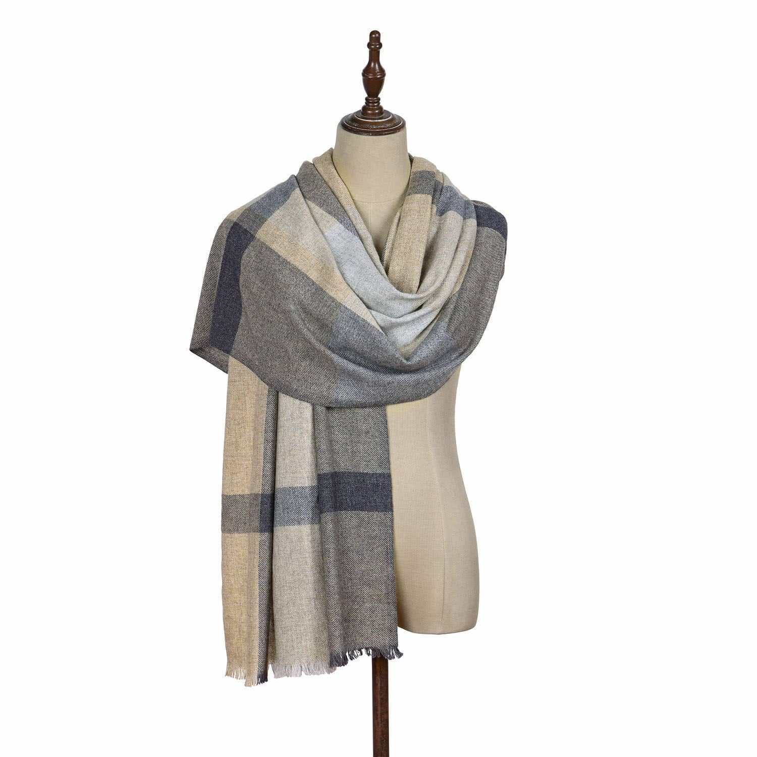 Modeschal Schal Dénarine braun/creme