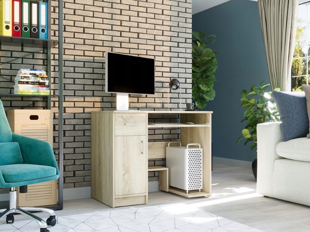 Home Collective Schreibtisch mit 1 Schublade, günstig online kaufen