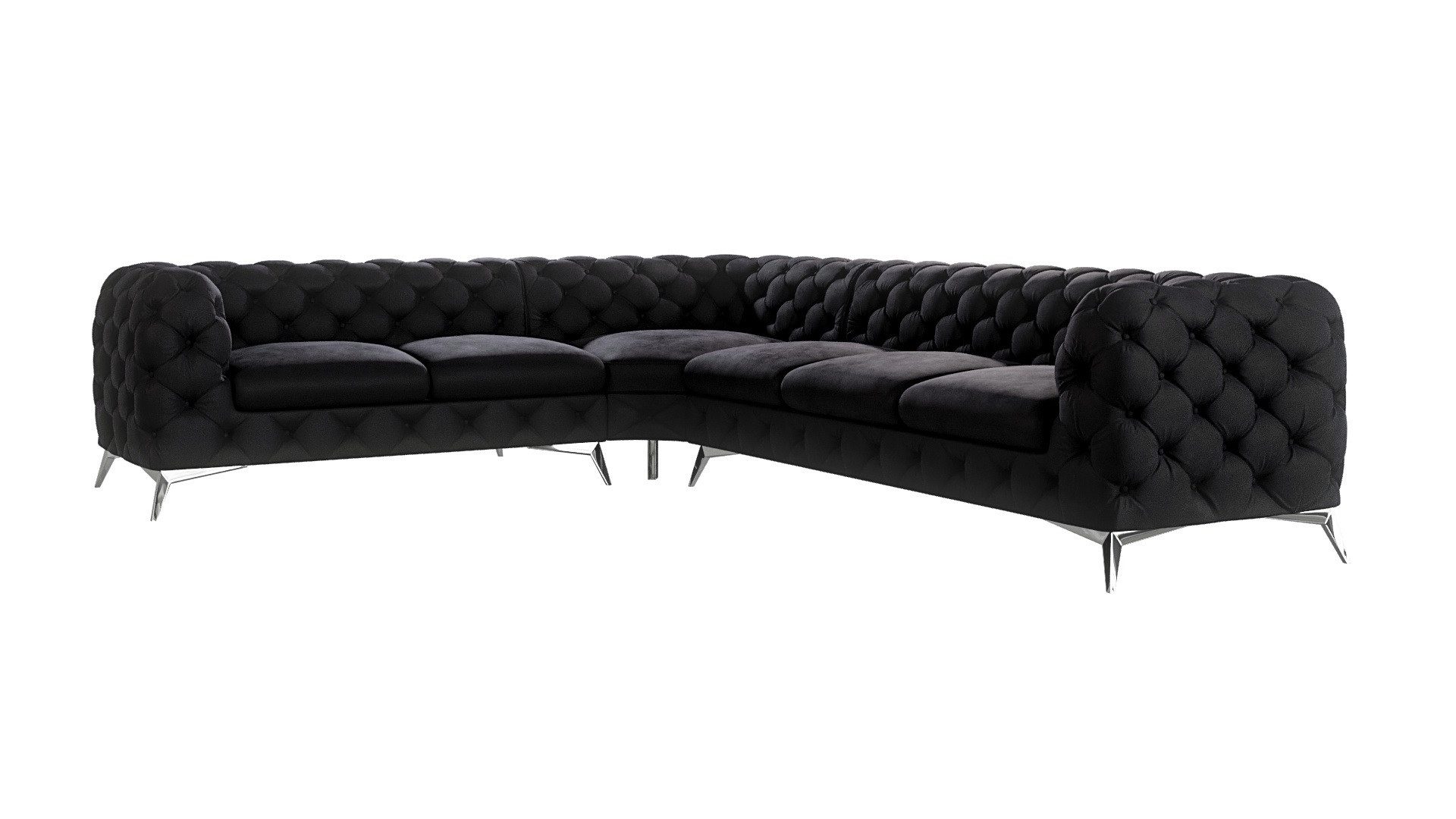 S-Style Möbel Ecksofa Kalina, Chesterfield mit günstig online kaufen