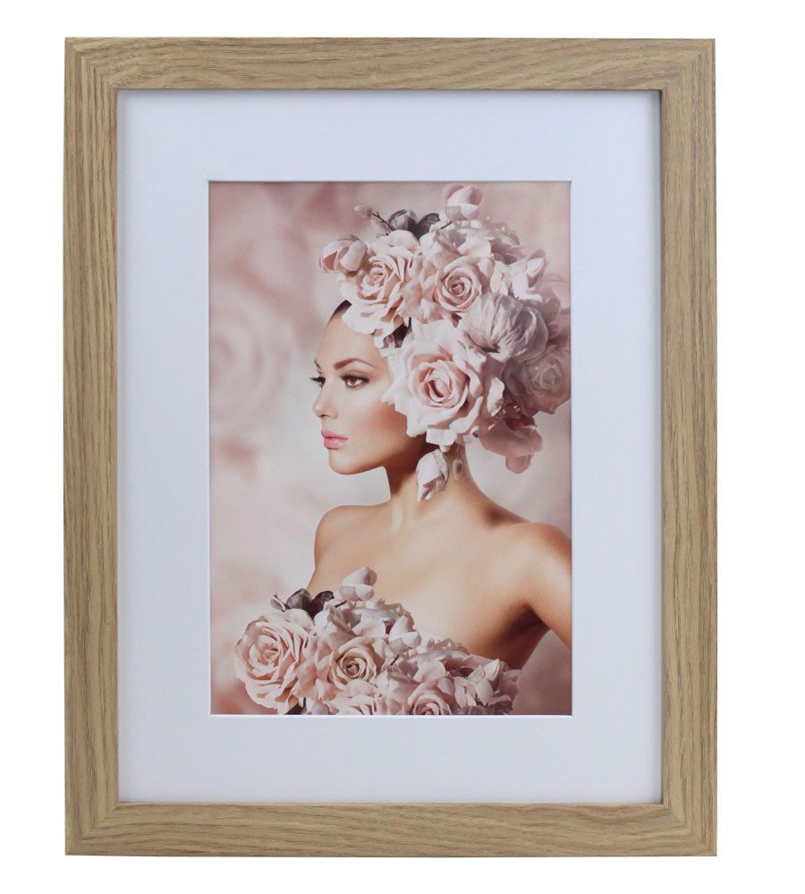 IDEAL TREND Bilderrahmen Bilderrahmen Holz Rahmen Plexi Acryl Collage Wanddeko Poster quadratis