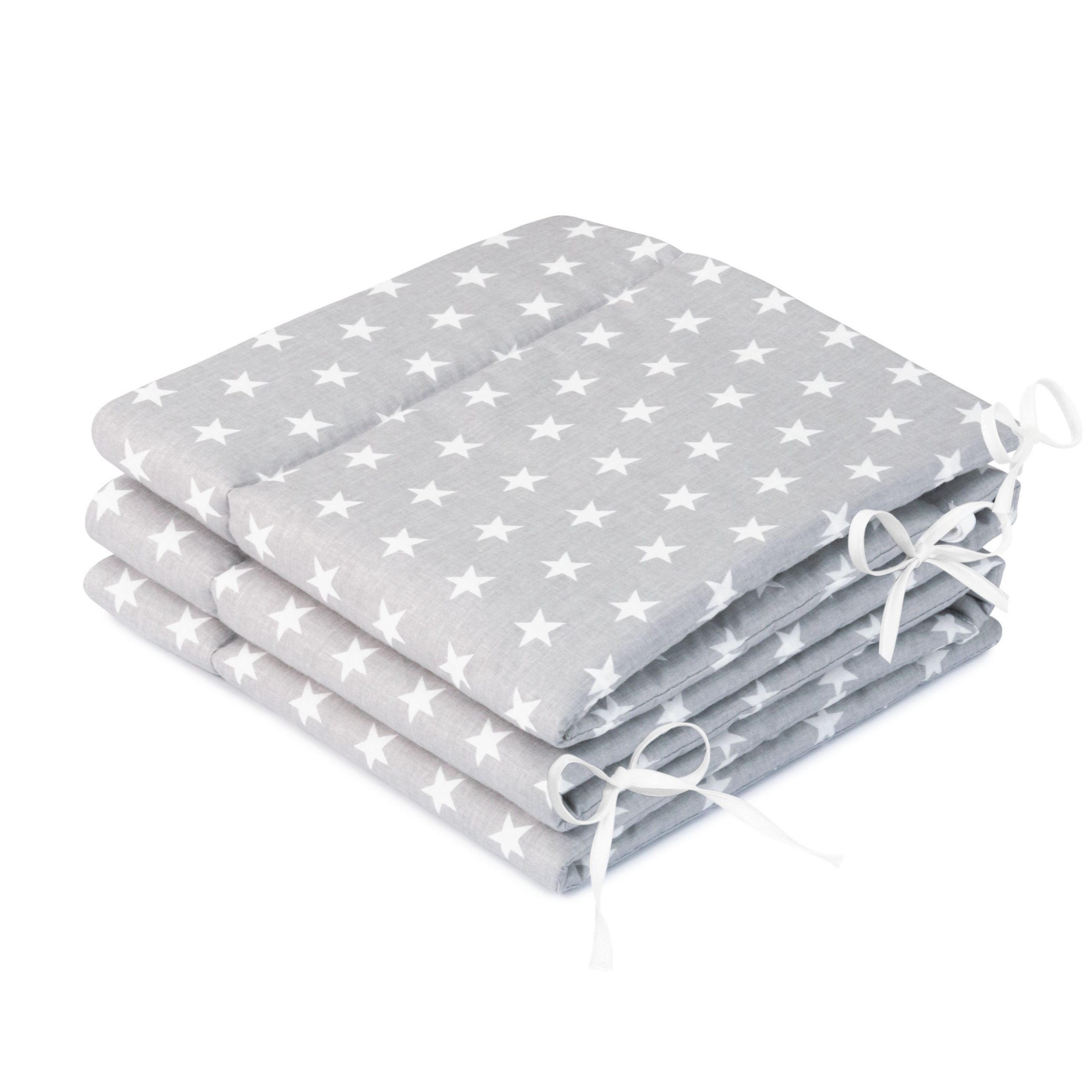 Bettnestchen - Bettumrandung 180x30 cm für Kinderbett 120x60 geeignet (Kopfschutz)