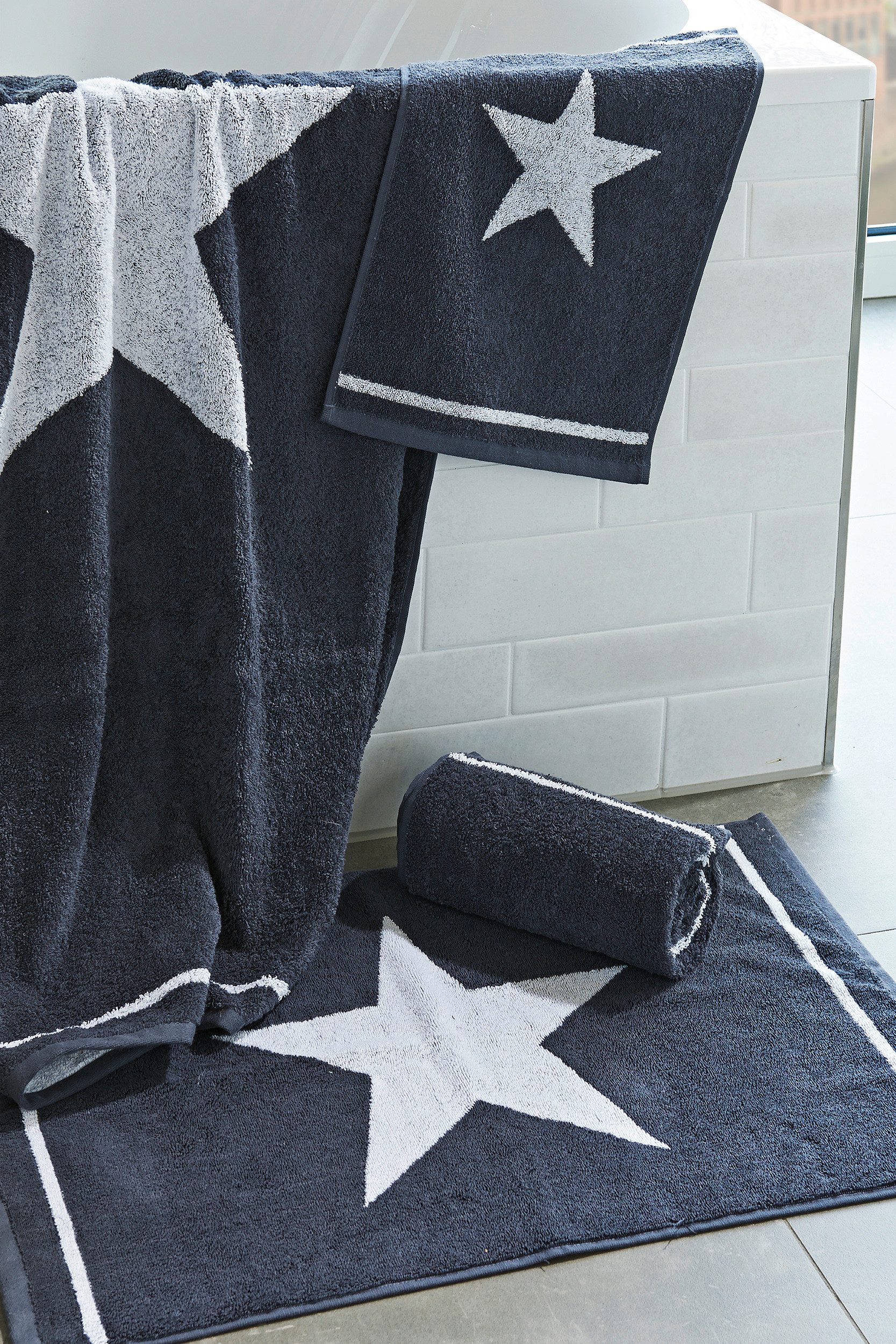 done.® Gästehandtücher DAILY SHAPES, Jacquard-Walkfrottier (10-St) günstig online kaufen