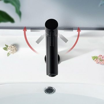 Lubgitsr Waschtischarmatur Wasserhahn Bad-Mischbatterie, Waschtischarmatur mit Geräuscharmem (1-St)