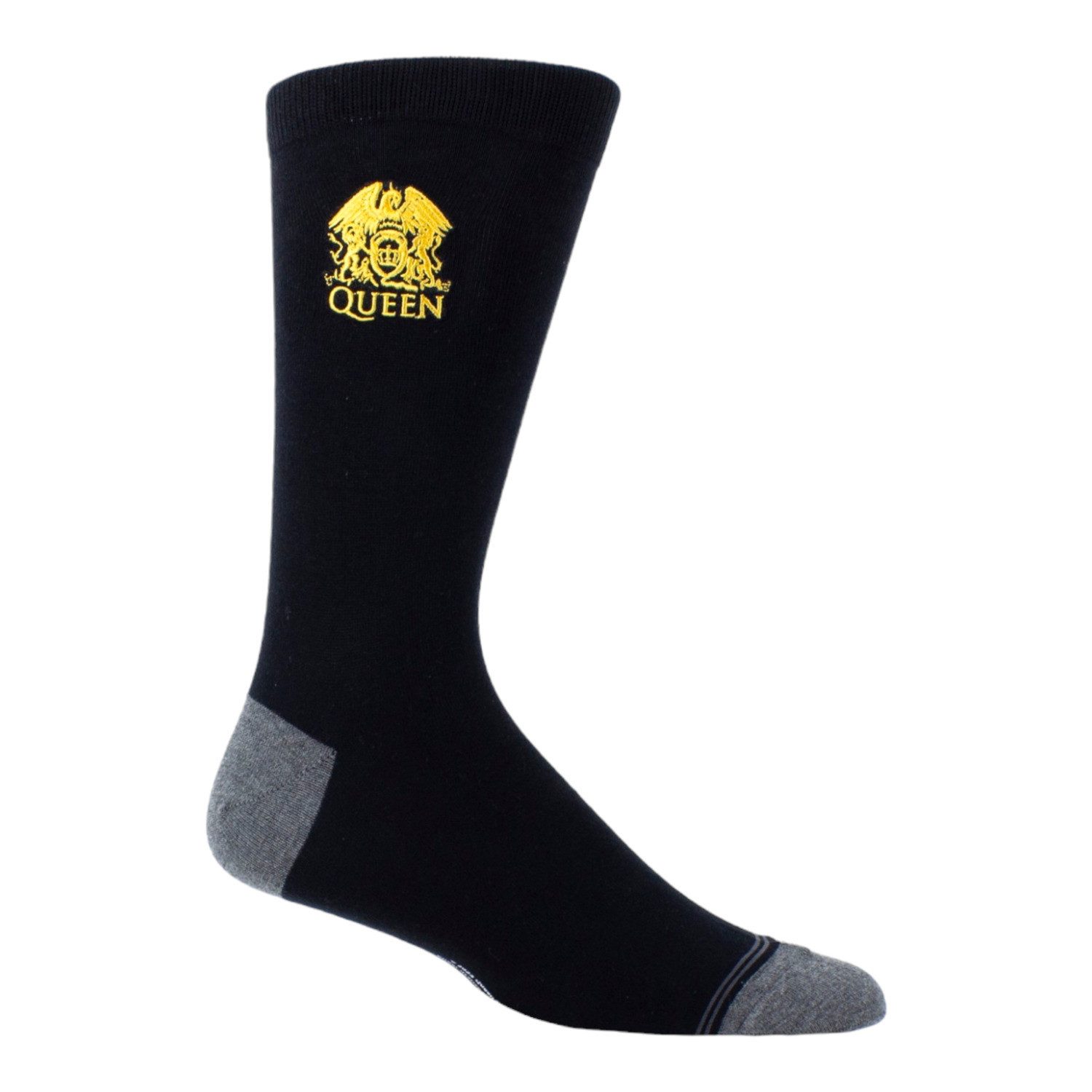 Freizeitsocken Socken Queen Fanartikel goldenes Wappen Strümpfe in 40-46 im Paar
