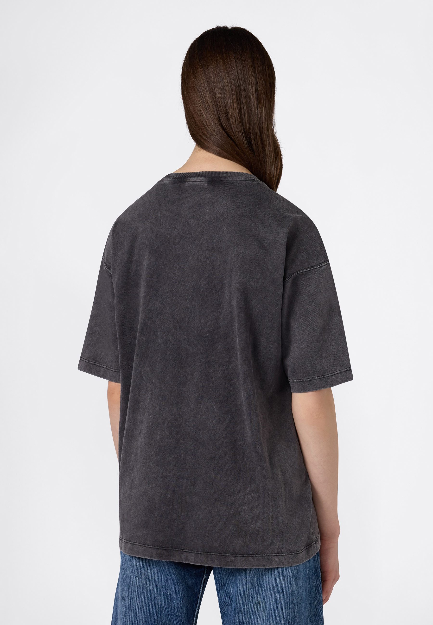 Champion T-Shirt ICONS WASH Oversize T-Shirt Kurzarm, für sportliche Aktivitäten und Freizeit, Rundhalsausschnitt