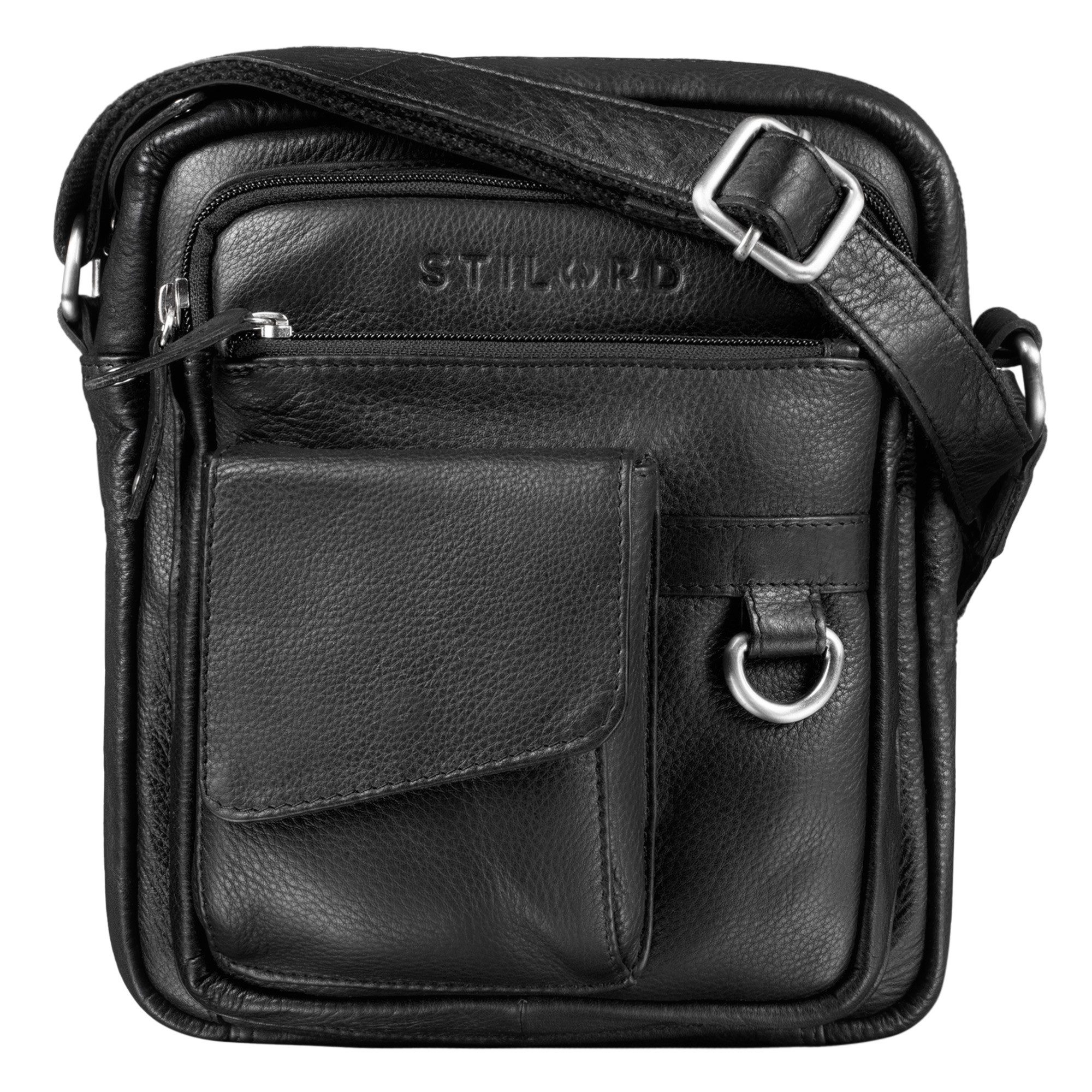 STILORD Schultertasche "Ryan" Crossbody Tasche Herren Leder zum Umhängen Vintage Ledertasche