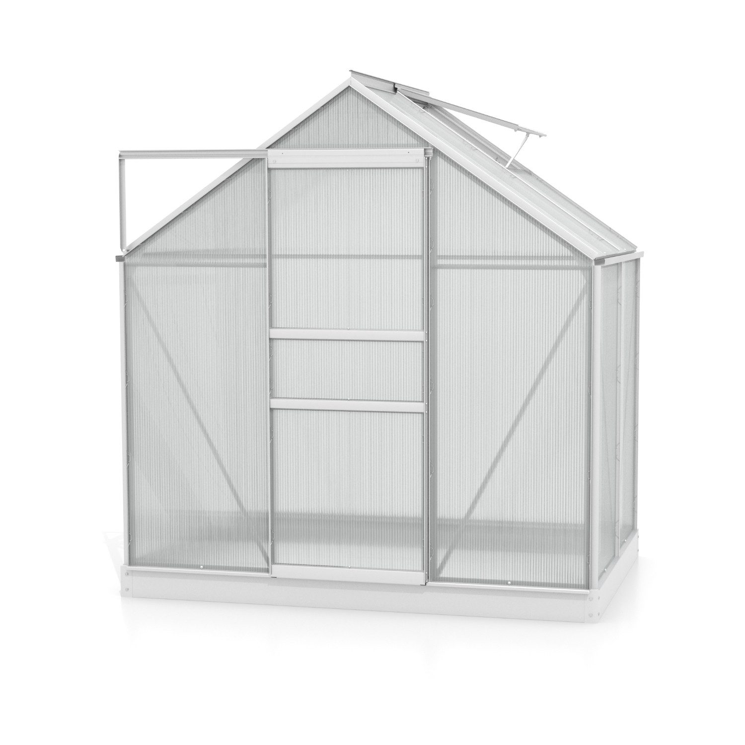 Vitavia Gewächshaus Planet 2500, 6,00 mm Wandstärke silberfarben | Rabatt: 28%