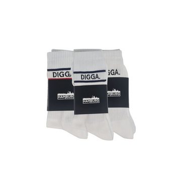 Max Lindner Sportsocken "Hamburg Digga" (1-Paar) mit Logoschriftzug