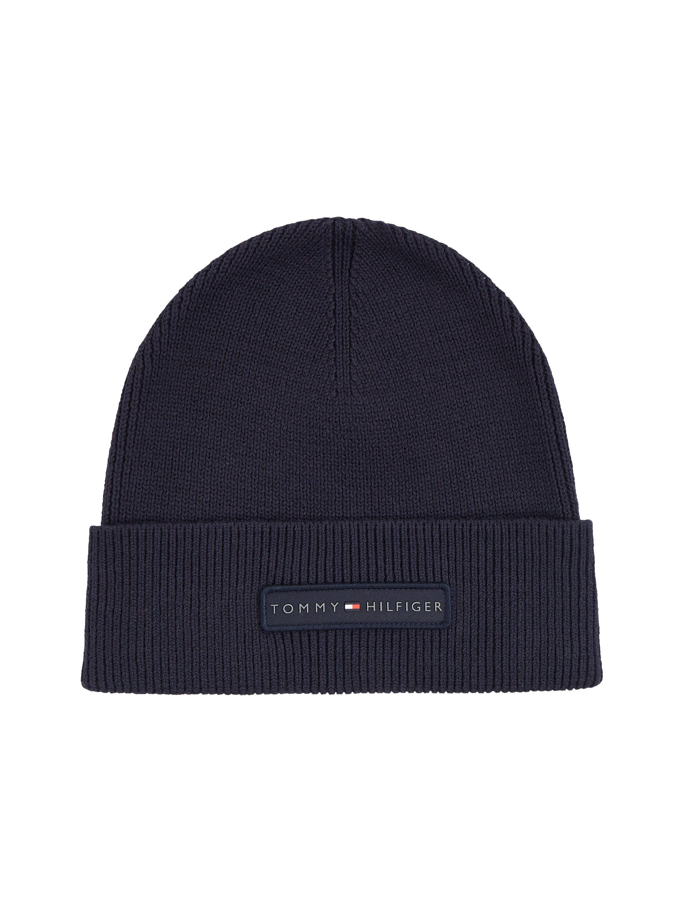 Endgültige Ankunft! Nicht verpassen! Tommy Hilfiger Beanie TH BEANIE Blue SKYLINE Space