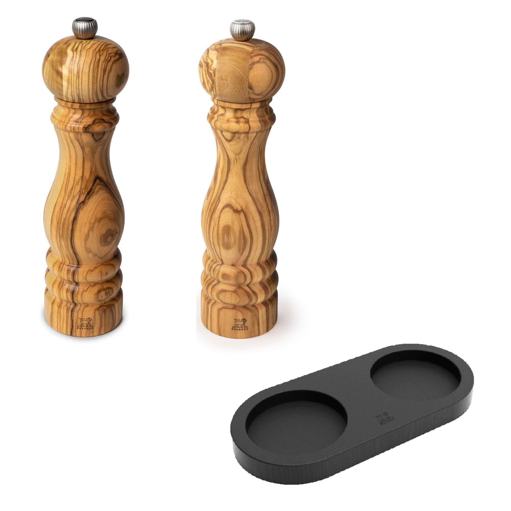 PEUGEOT Salz-/Pfeffermühle 22cm Olivenholz Pfeffermühle Salzmühle Stahlmahlwerk PARIS Menage Manuell