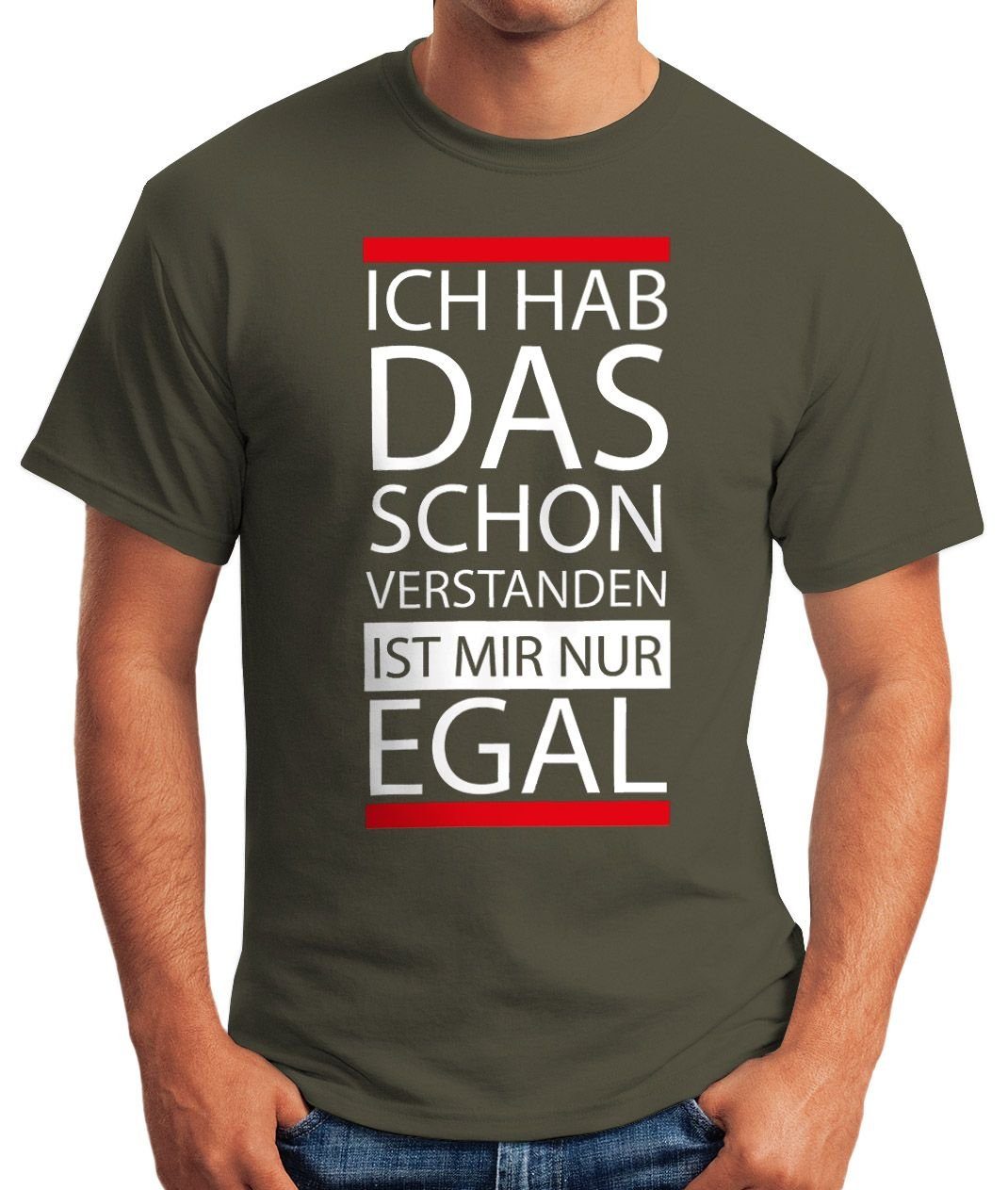 MoonWorks Print-Shirt Herren T-Shirt - Ich günstig online kaufen
