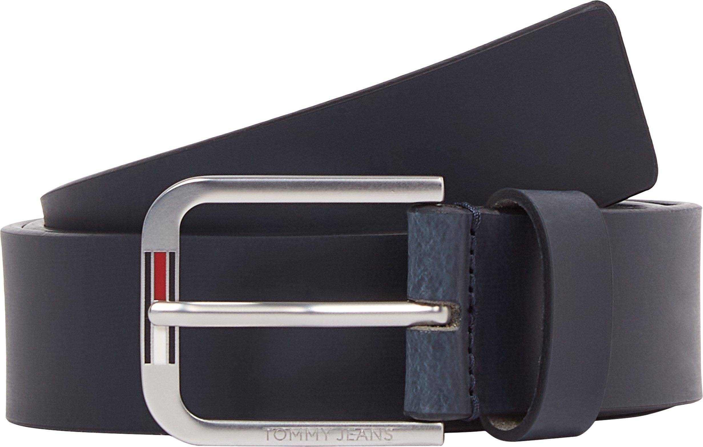 Tommy Jeans Ledergürtel TJM AUSTIN 3.5 cm breit Einfachdornschließe mit Log günstig online kaufen