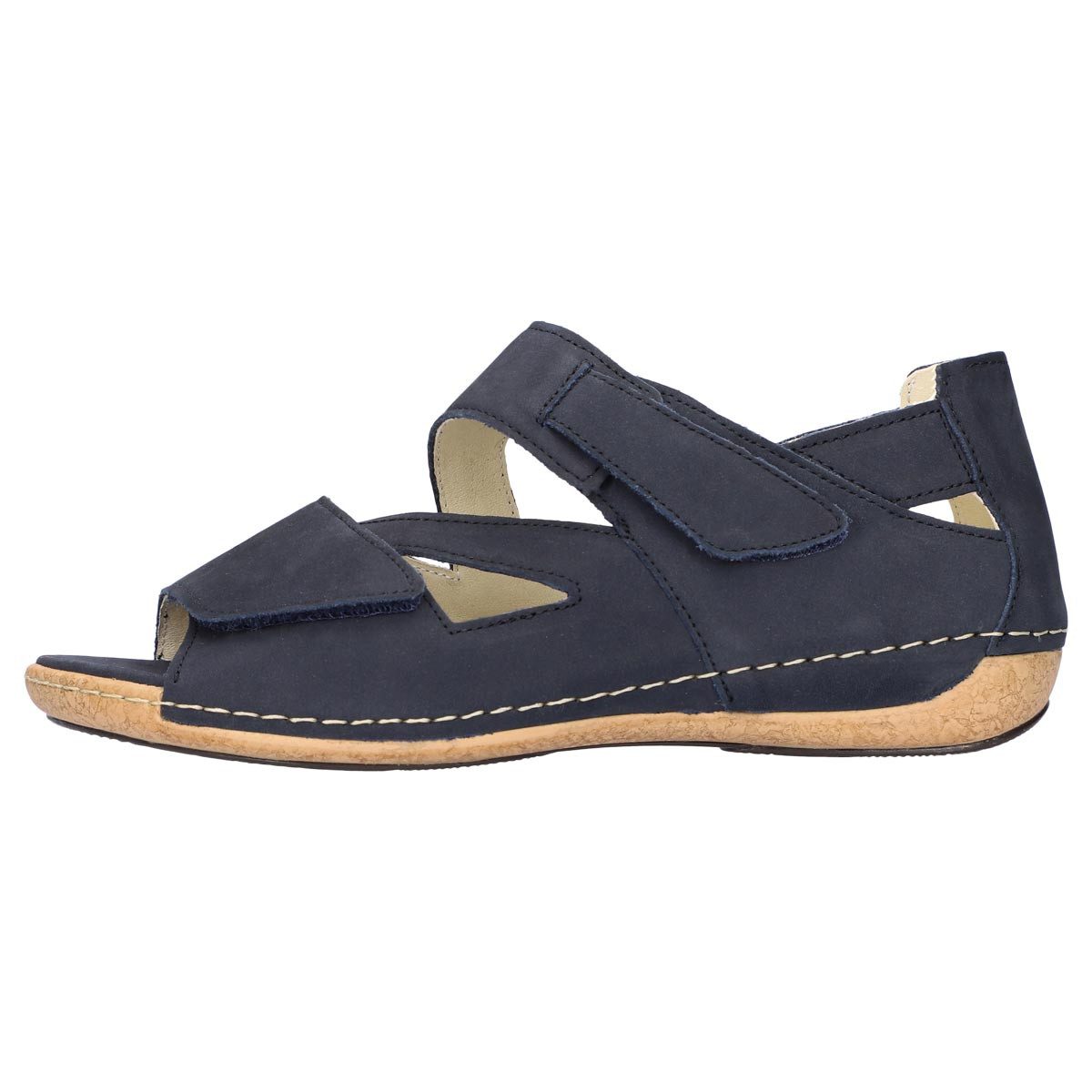 Waldläufer Heliett Sandale Sandalen - Herausnehmbares Fußbett, Aus hochwertigem Nubukleder