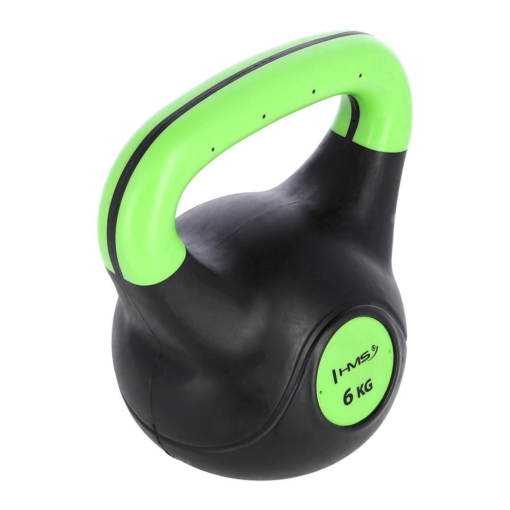 HMS Kettlebell Kugelhantel Schwunghantel, (Spar-Set, 21 x 24 cm robust), Zementfüllung, PE-Ummantelung, ergonomischer Griff