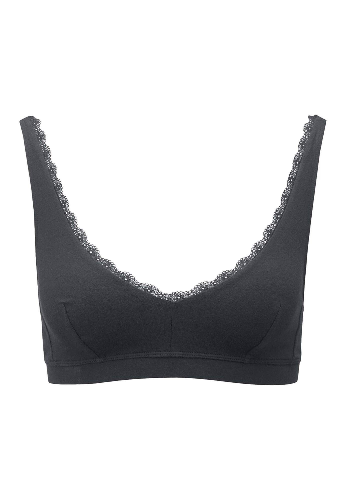 Hessnatur Bustier COTTON FEEL LACE aus Bio-Baumwolle (1-tlg)