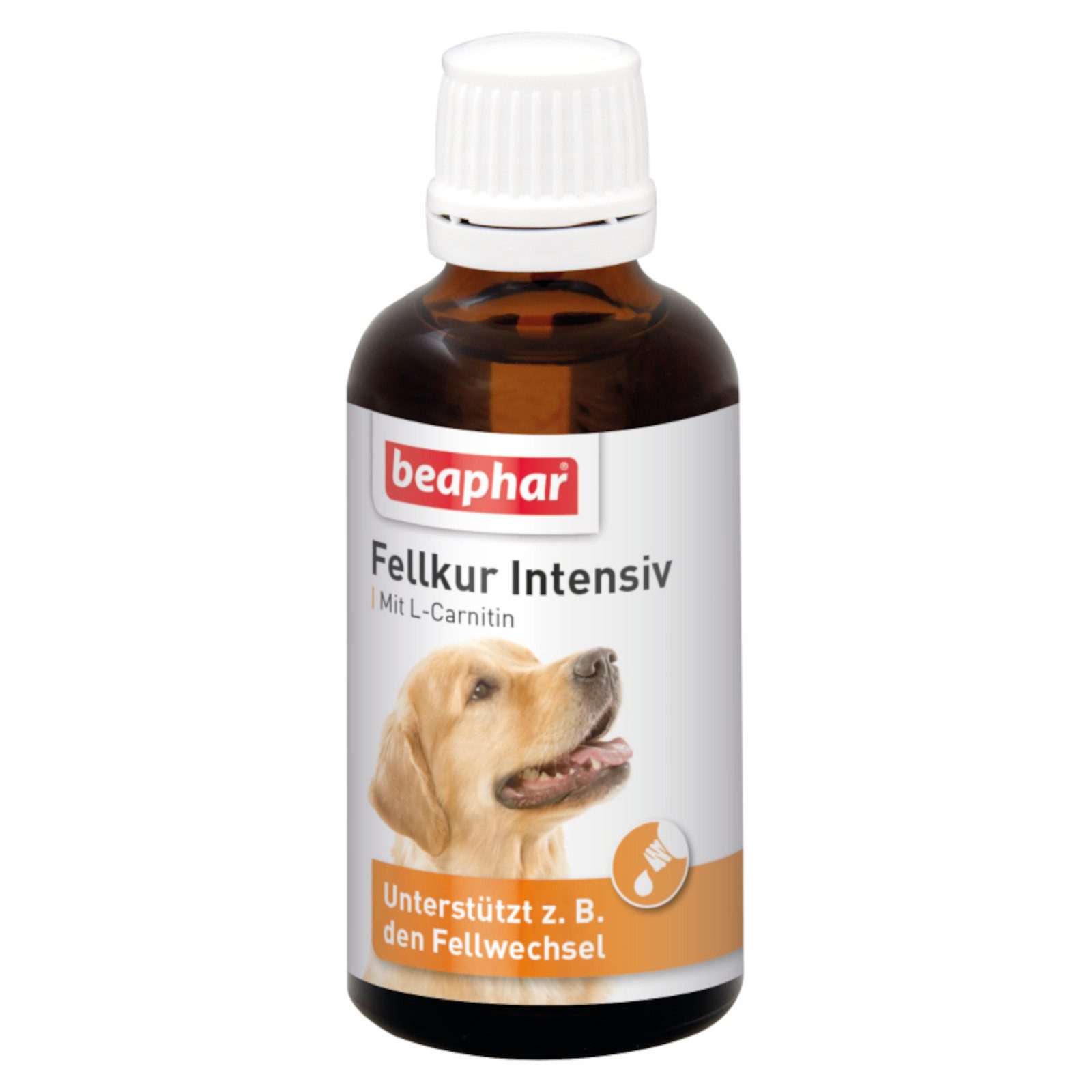 beaphar Fellkur Intensiv für Hunde, 50 ml, Ergänzungsfuttermittel für: Hunde