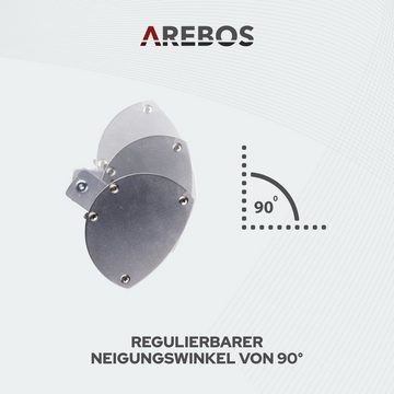 Arebos Heizstrahler Infrarot Heizstrahler 2500 W mit Fernbedienung, mit Stativ, IP20 Schutzklasse