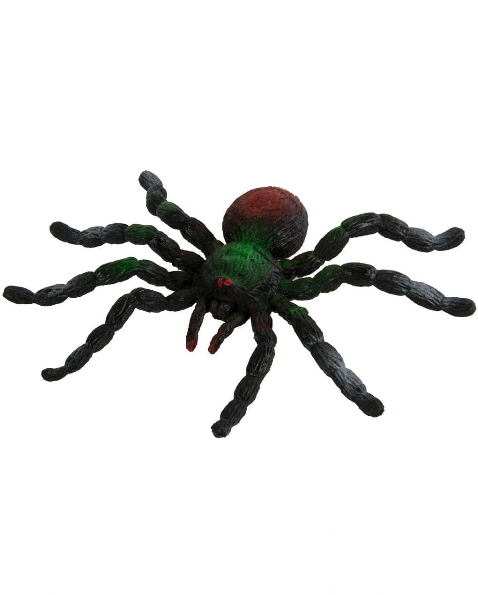 Horror-Shop Dekofigur Stretchy Tarantel Spinne als Halloween Deko 22 cm