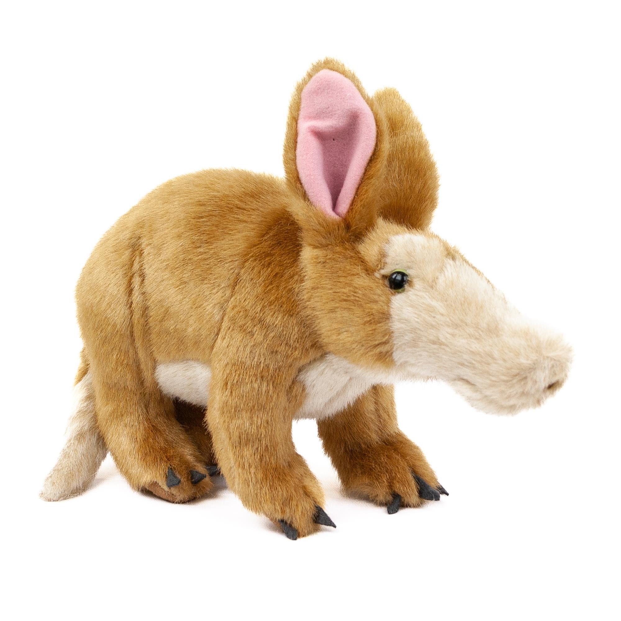 Teddys Rothenburg Kuscheltier Erdferkel stehend braun 30 cm Plüscherdferkel
