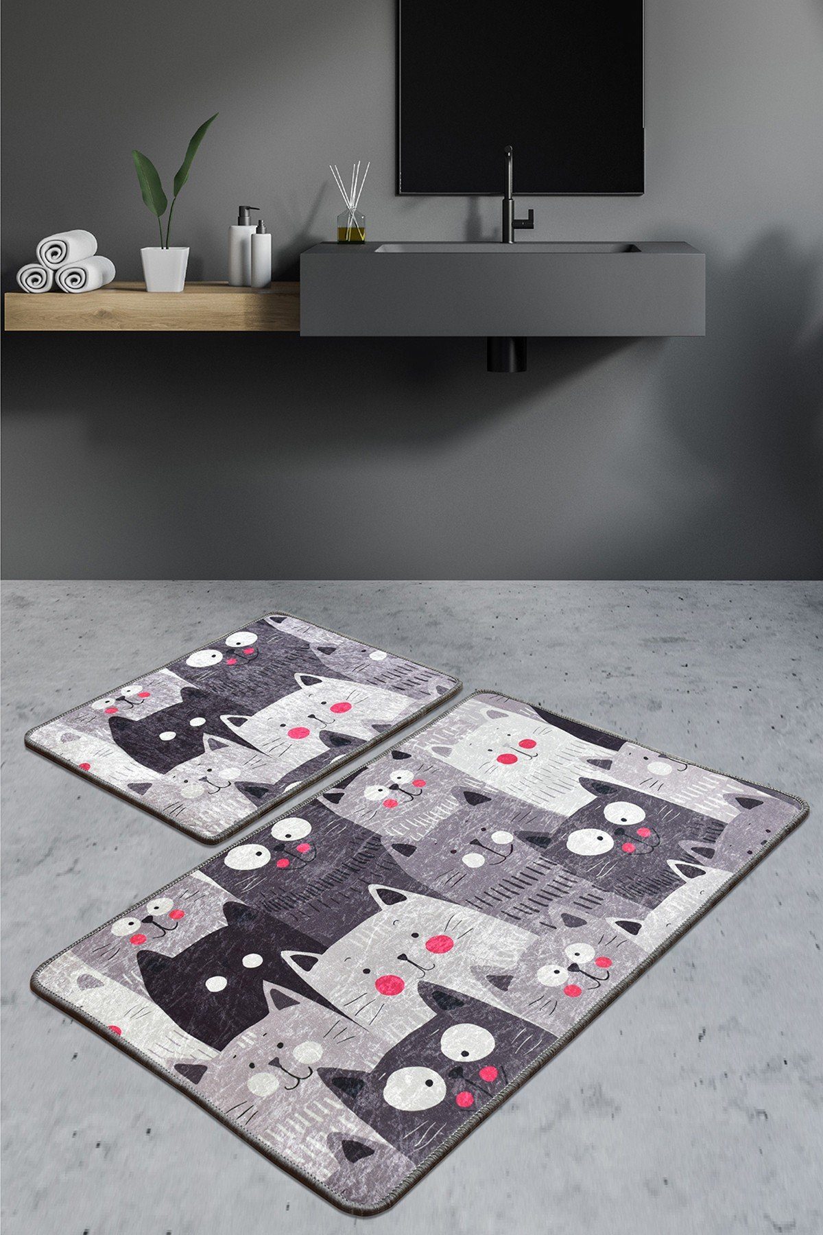 L'Essentiel Maison Badematte 100% POLYESTER, 10 mm L2376, Höhe 10 mm, Masch günstig online kaufen