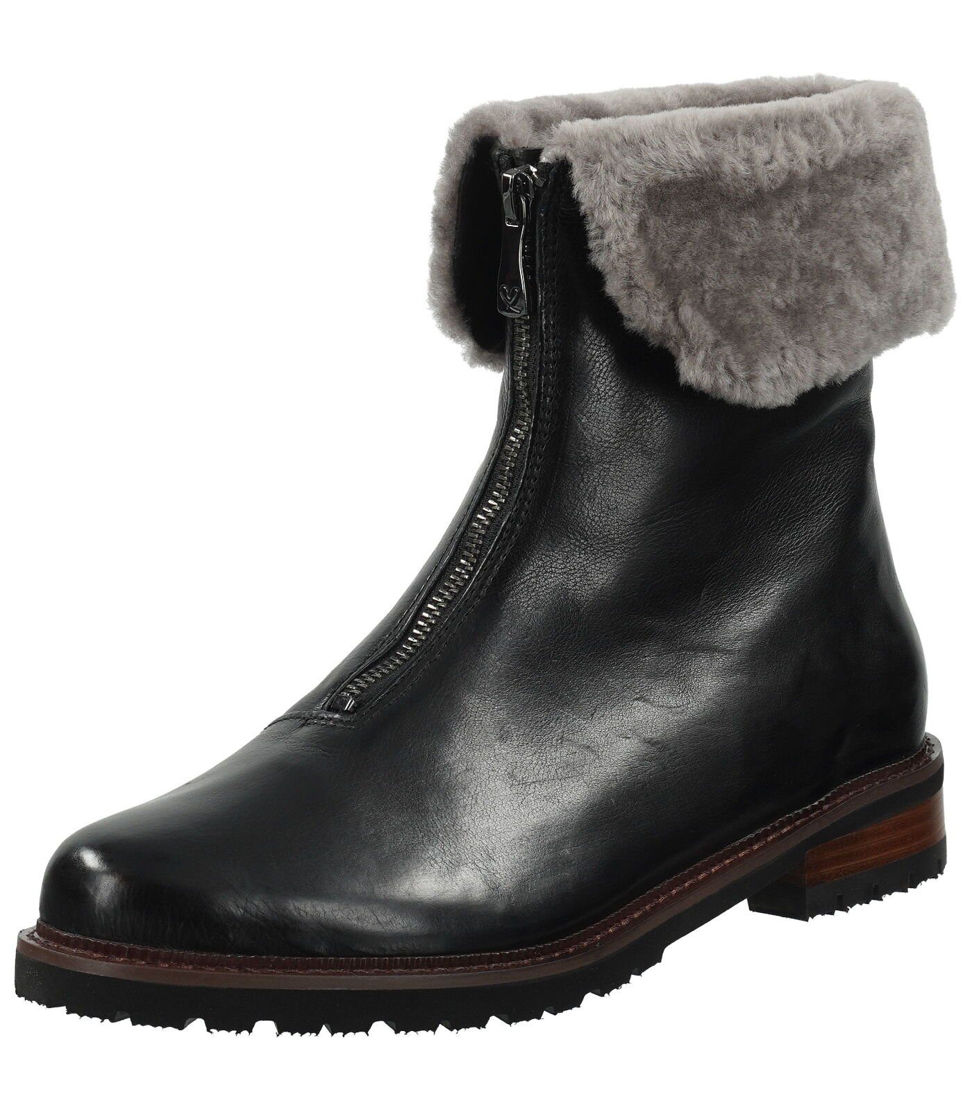 Stiefel Leder/Textil Stiefel