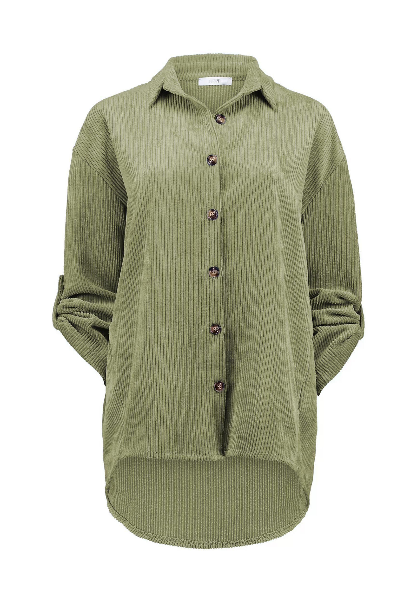 HaILY’S Blusenshirt Locker geschnitten mit abgerundetem Saum und fixierbare günstig online kaufen