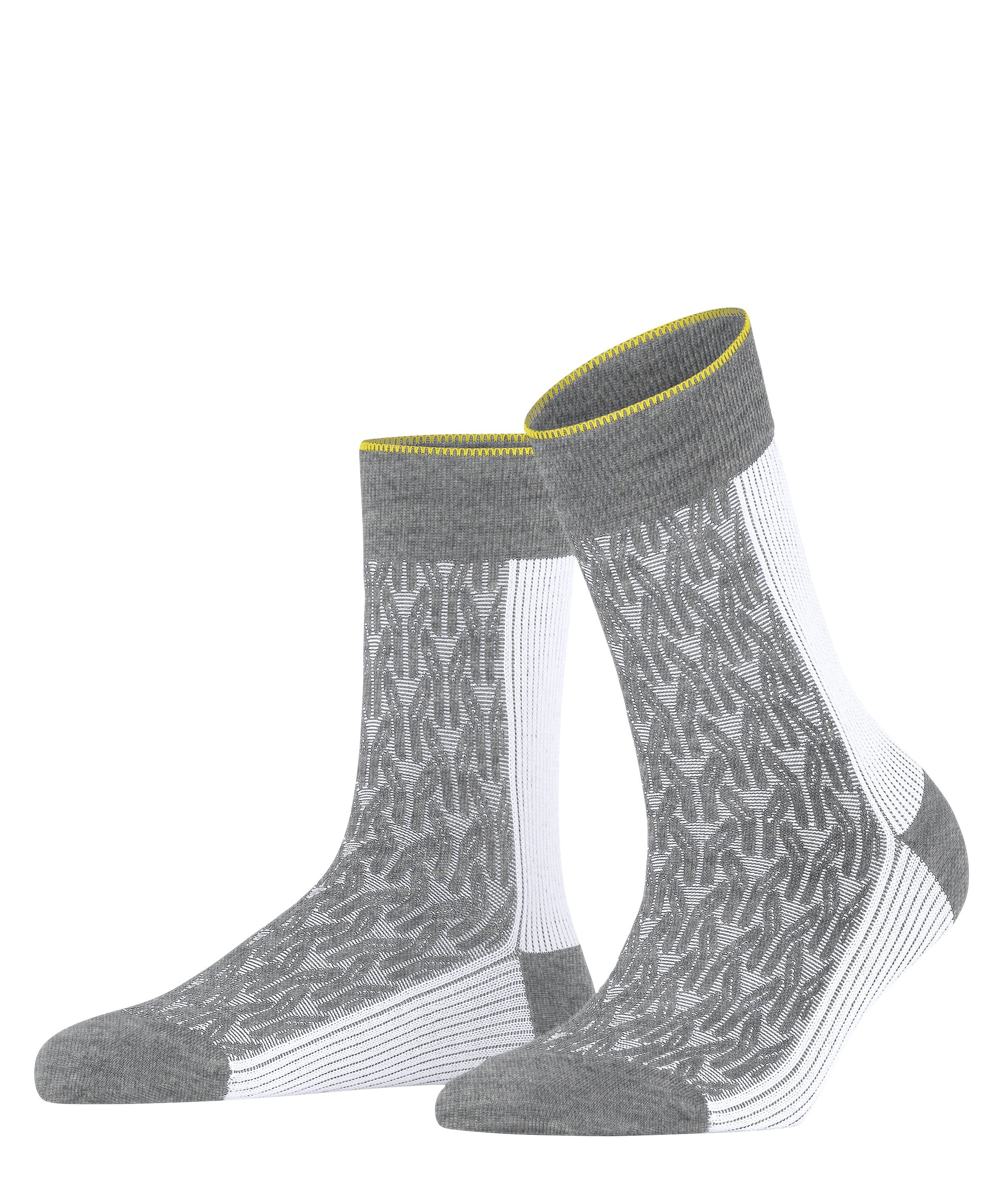 FALKE Socken Immersive Mesh (1-Paar) light grey mel. (3830)