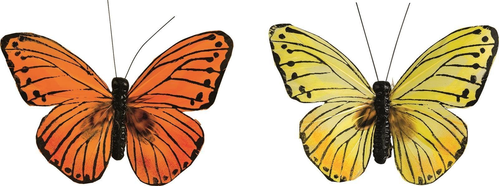 Knorr Prandell Hängedekoration KNORR prandell 218030907 Schmetterling 7 x 9 cm gelb, orange
