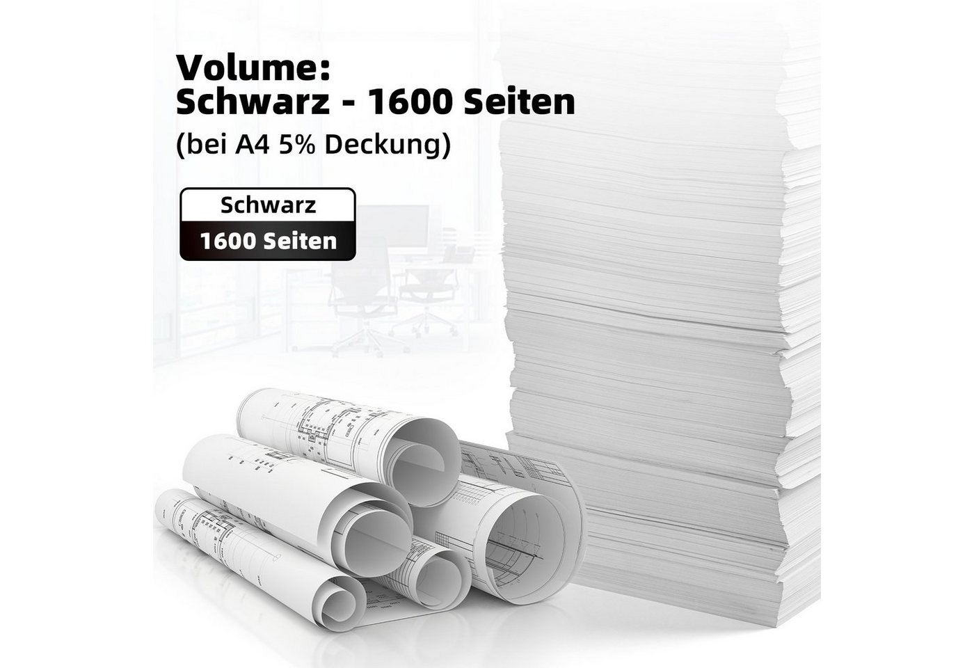 Thumbnail - NEXPRO Tonerpatrone 10PK HP CE285A HP 85A Schwarz Toner für LaserJet Pro P1102 P1106, (Packung, Druckleistung bis ca 160...