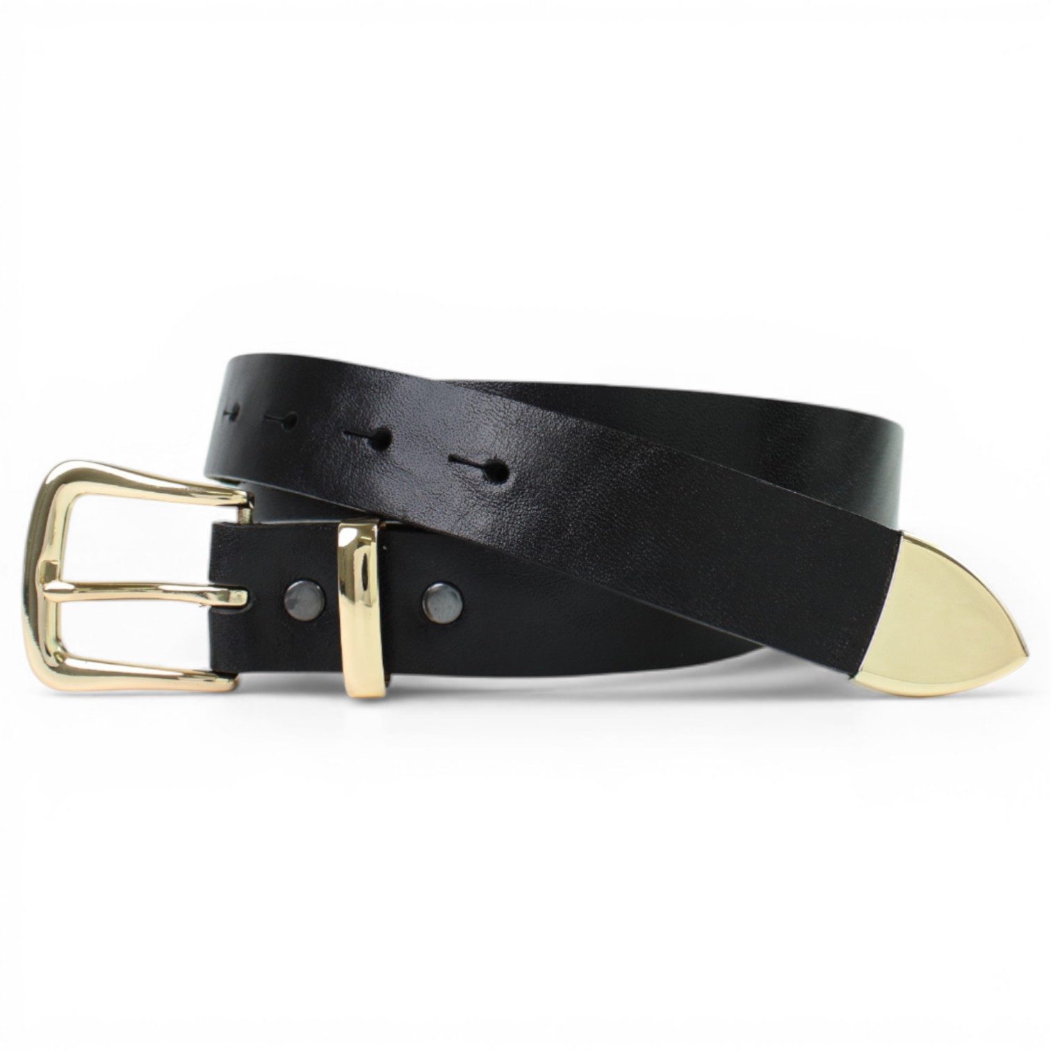 FRONHOFER Taillengürtel Damen Vollrindleder (1-St) 3 cm, 3-teilig, gold