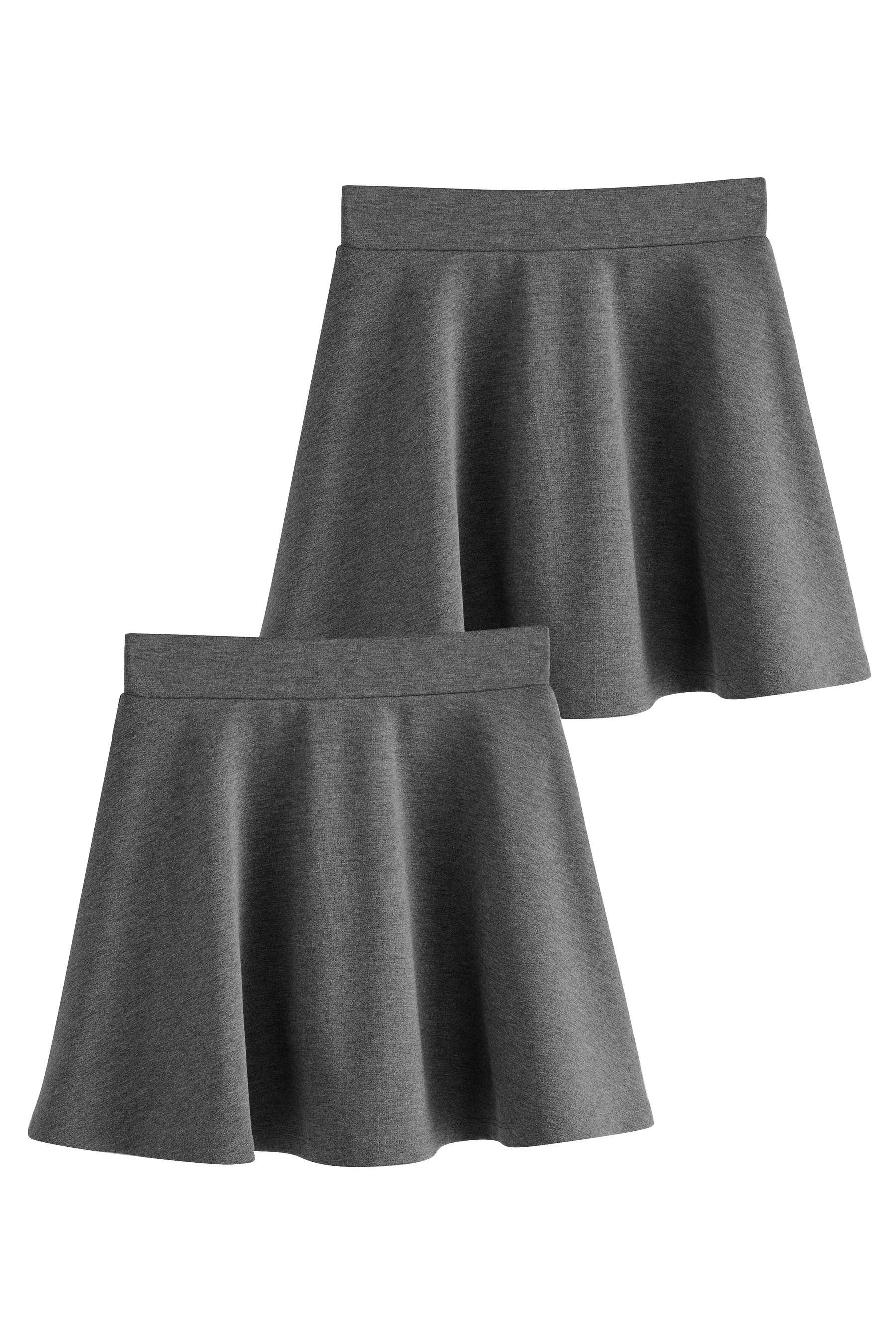 Hosenrock Schlupf-Skort mit Jerseystretch im 2er-Pack