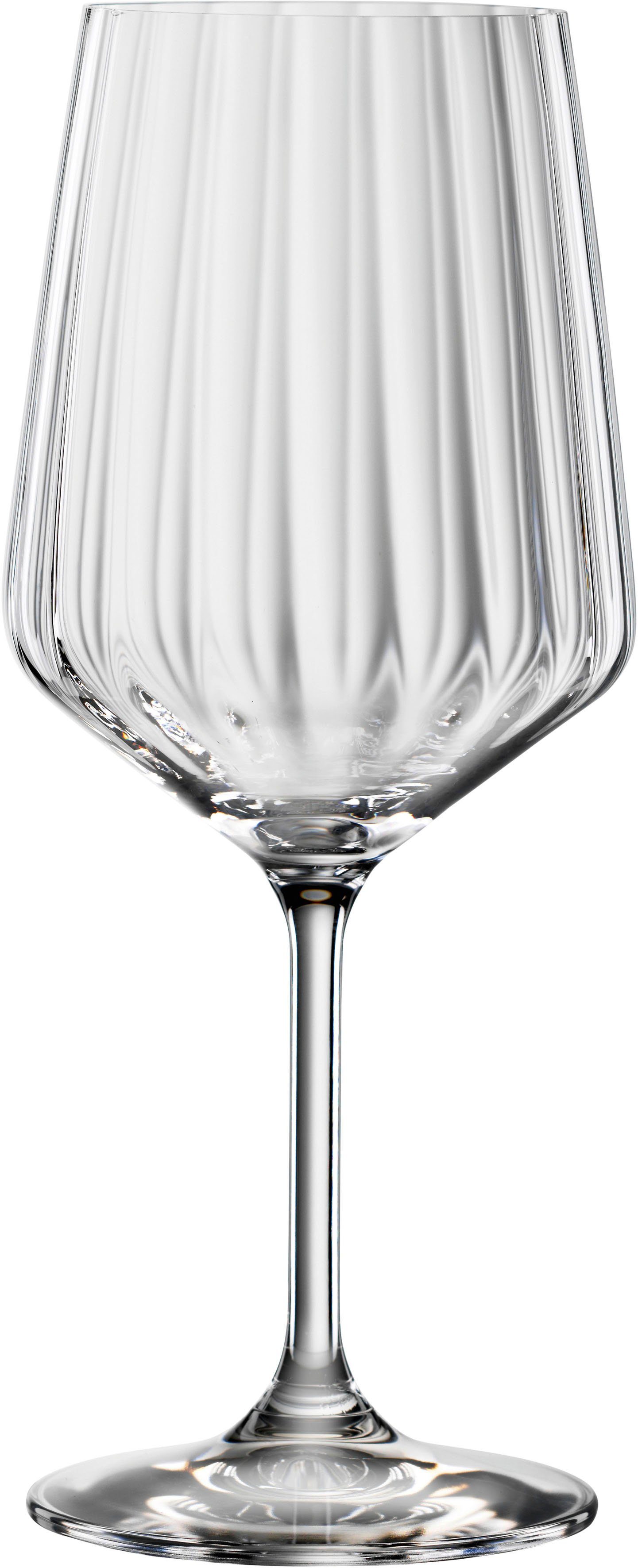 SPIEGELAU Rotweinglas LifeStyle, 4-tlg., Kristallglas, 630 ml, 4-teilig