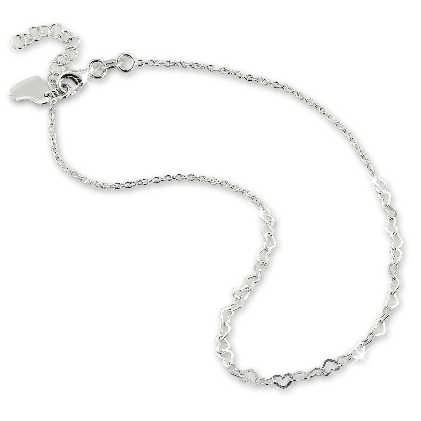 SilberDream Fußkette mit Anhänger SilberDream Herzchen günstig online kaufen