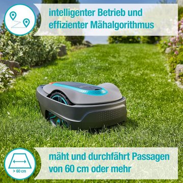 GARDENA Rasenmähroboter Mähroboter Smart Sileno city 250 M² Set